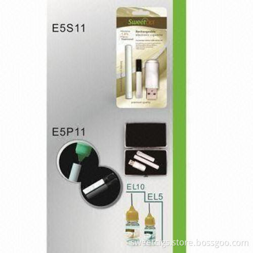 Rechargeable Electronic Cigarettes with USB Charger and Cartridge Refill, $2.5/Piece